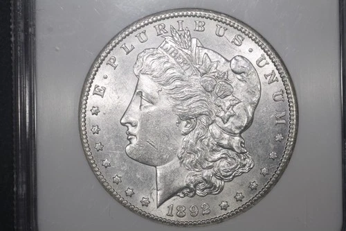 1892-CC Morgan Dollar, NGC AU-58