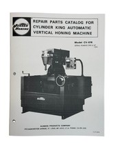 Sunnen Model CV-616 Cylinder Hone Parts Manual - XCV2616