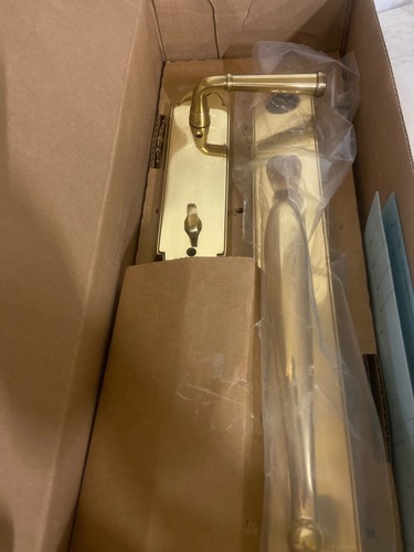 Emtek 4314US7 Merrimack Lever Keyed Entry Door Handleset - French Antique