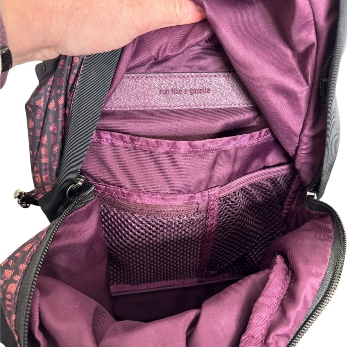 dior backpack mini splatter paint Dior - Dior Gallop Sling Bag Beige And Black Dior Oblique Jacquard With Black Grained Calfskin