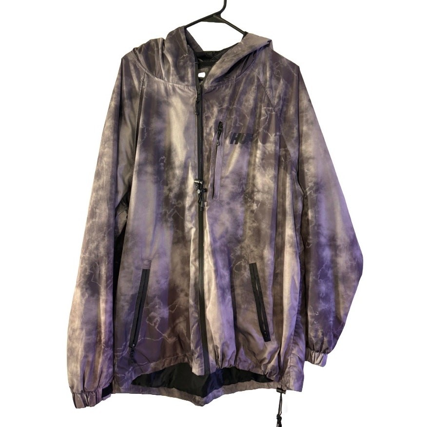 HUF XXL Tie Dye Mens Windbreaker Jacket Waterproof Lightweight