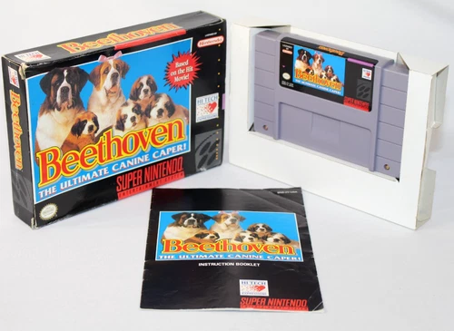 Beethoven SNES Super Nintendo Complete CIB! Authentic! Good Condition! Nice!