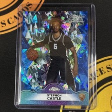 2024-25 Topps Chrome Sapphire NBA Sapphire Selections Stephon Castle RC SSP SS-3