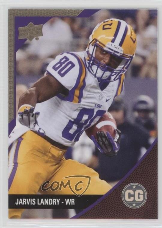 2014 Upper Deck Conference Greats Pewter Jarvis Landry #63 Rookie RC fm0