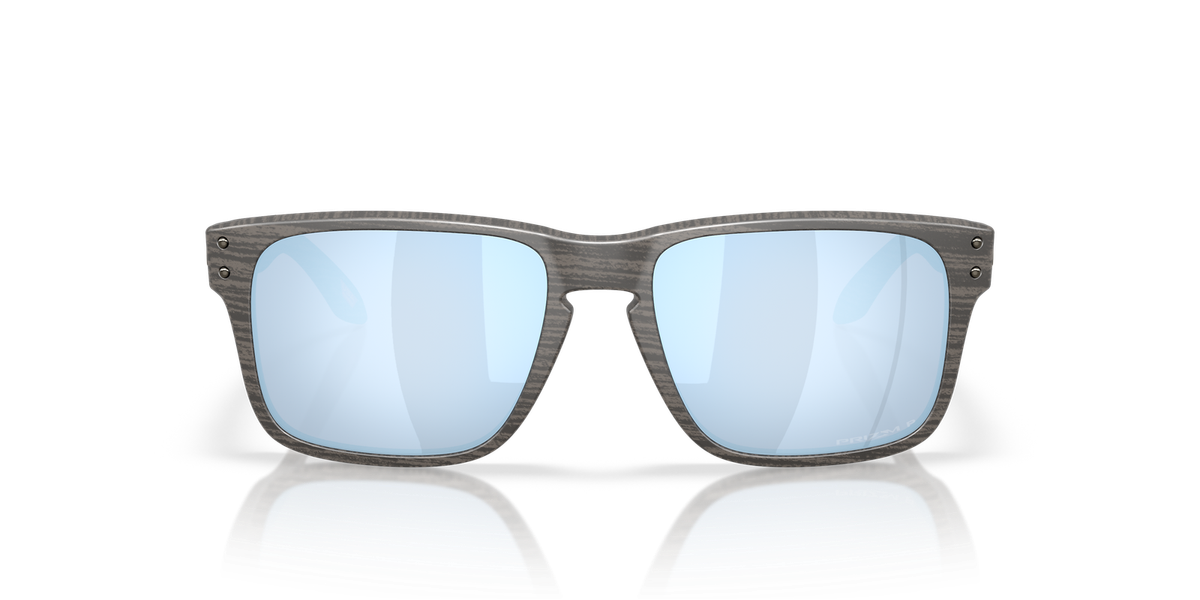 Oakley Holbrook S Woodgrain/Prizm Deep Water Polarized Sunglasses