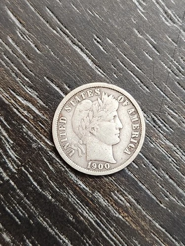 1900 Philadelphia Mint Silver Barber Dime