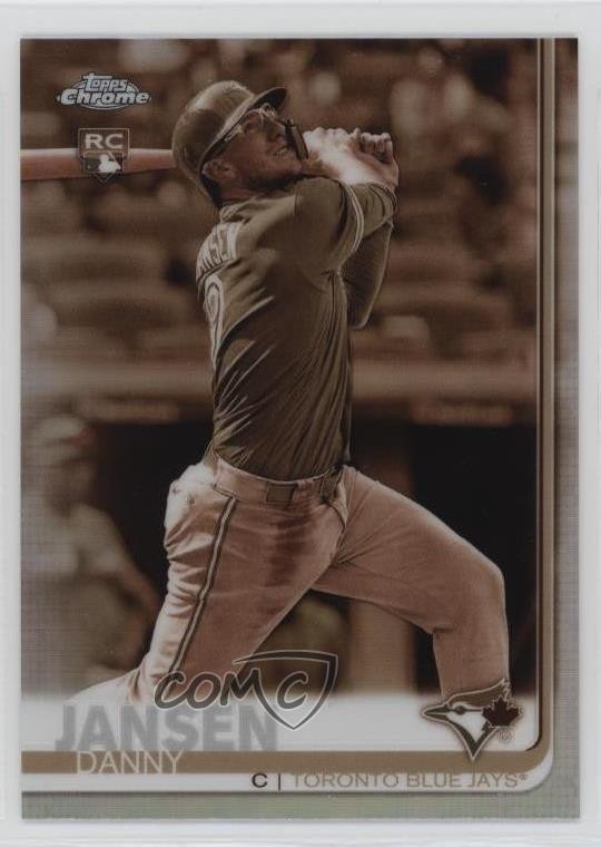2019 Topps Chrome Sepia Refractor Danny Jansen #35 0rs2