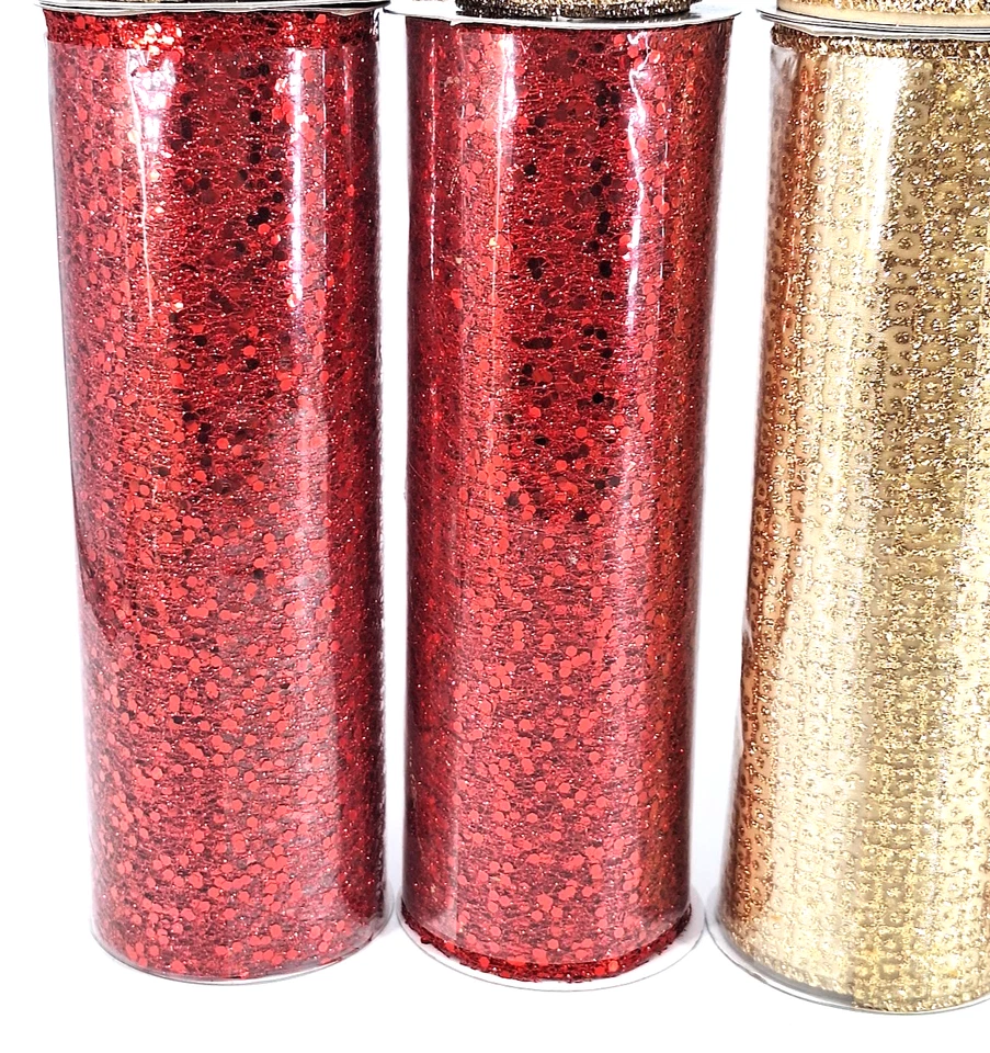 Lote Mixto de 10 Carretes Cinta Tul Organza Especial Guirnalda Arco Artesanal Nuevo Foto 4 de 4