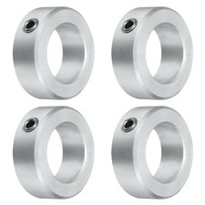 4pcs Screw Collars 1-1/4" Bore Aluminum Shaft Collars 2" OD 11/16" Thick