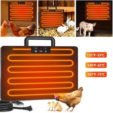 200W Chicken Coop Heater Safe Radiant Space Heat Energy Chick Pet Cat Dog Warmer