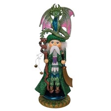 Kurt Adler 18-inch Hollywood Nutcrackers Wizard with Dragon Nutcracker
