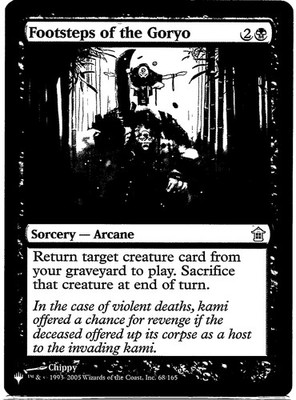 MTG The List Reprints #68/165 Footsteps of the Goryo