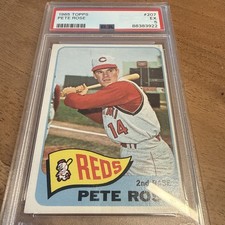 1965 Topps Pete Rose PSA 5 #207 🌹🌹🌹