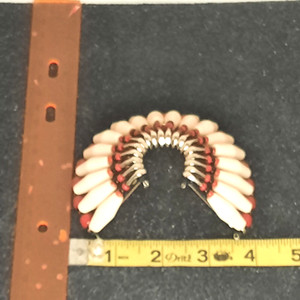 beaded safety pin head dress crafter lot 14pcs