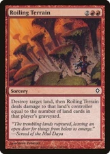Worldwake Roiling Terrain MTG Magic the Gathering NM