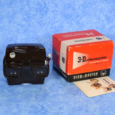 1950s View-Master MODEL D FOCUSING LIGHTED Big Image Viewer ViewMaster MINTY! #2