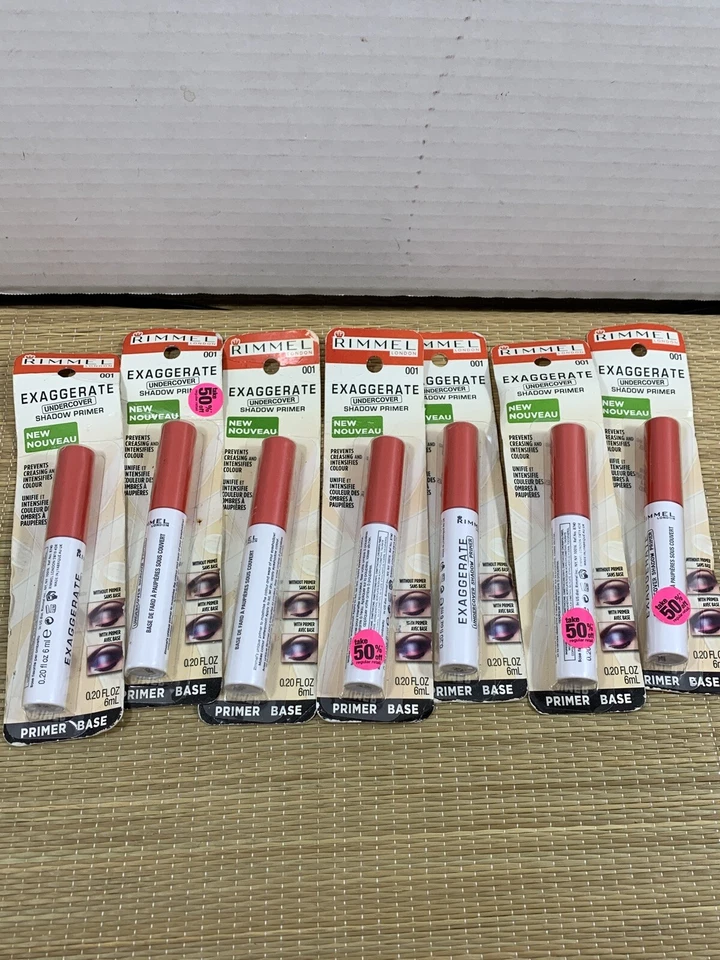 RIMMEL Exaggerate Undercover Shadow Primer 0.20 fl. oz. LOT OF 7 - New!  - Image 2 of 2