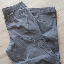 Vtg 40s 50s Style REPRO Military US ARMY M-41 Chino Pants Trousers GRAY 29 x 30