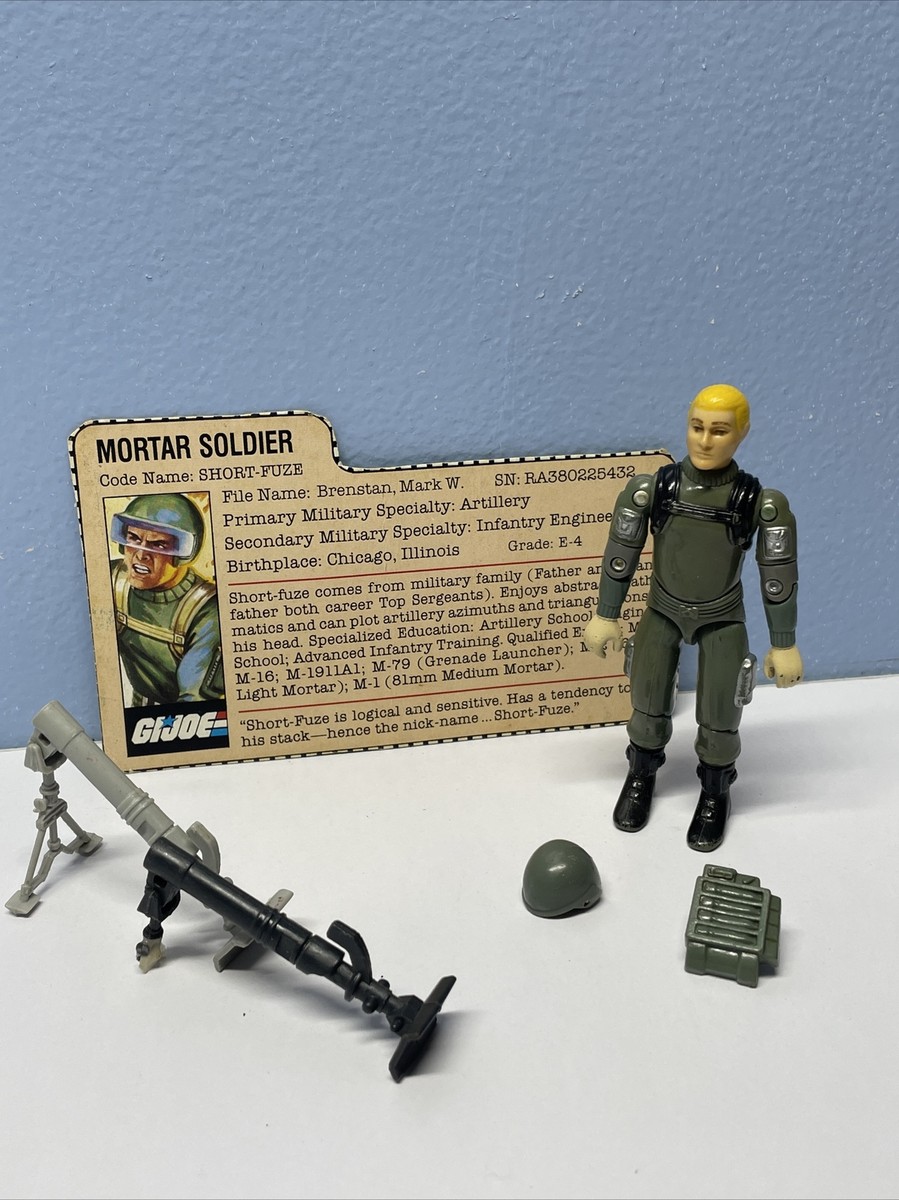 G.I. Joe 1983 Short Fuze V1.5 Swivel Arms Hasbro Vintage Figure