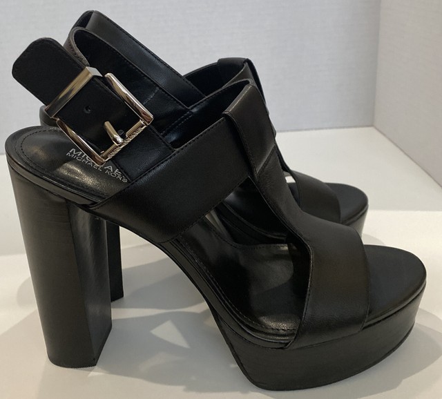 MICHAEL Michael Kors Becker T-Strap Logo Print Dress Sandals | Dillard's in 2021 | Dress sandals 