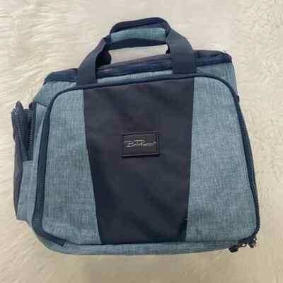 New without Tag-Bella Russo Two-Tone Blue Cooler Bag