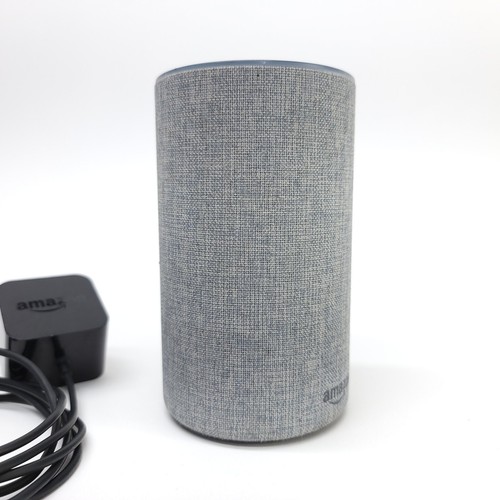 Amazon Echo 2nd Generation Smart Speaker TESTED Gray Fabric OEM Power Adapter - Picture 6 of 12