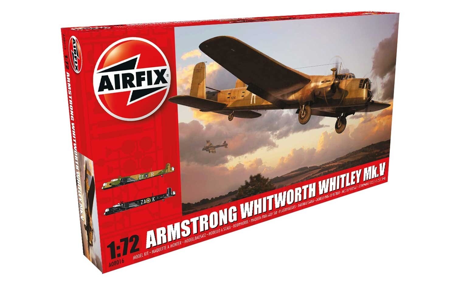 AIRFIX A08016 1:72 Armstrong Whitworth Whitley Mk.V