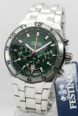   Herrenuhr Festina Chrono Bike F20670/2 Chronograph grün  