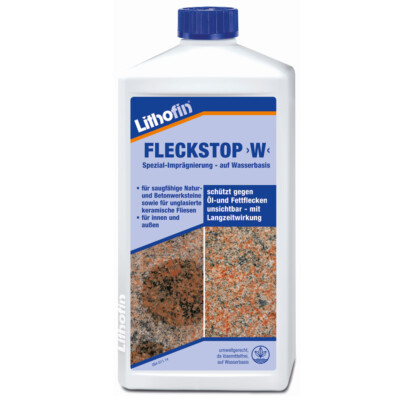 Lithofin Fleckstop W  Steinimprägnierung für Naturstein auf Wasserbasis 500 ml