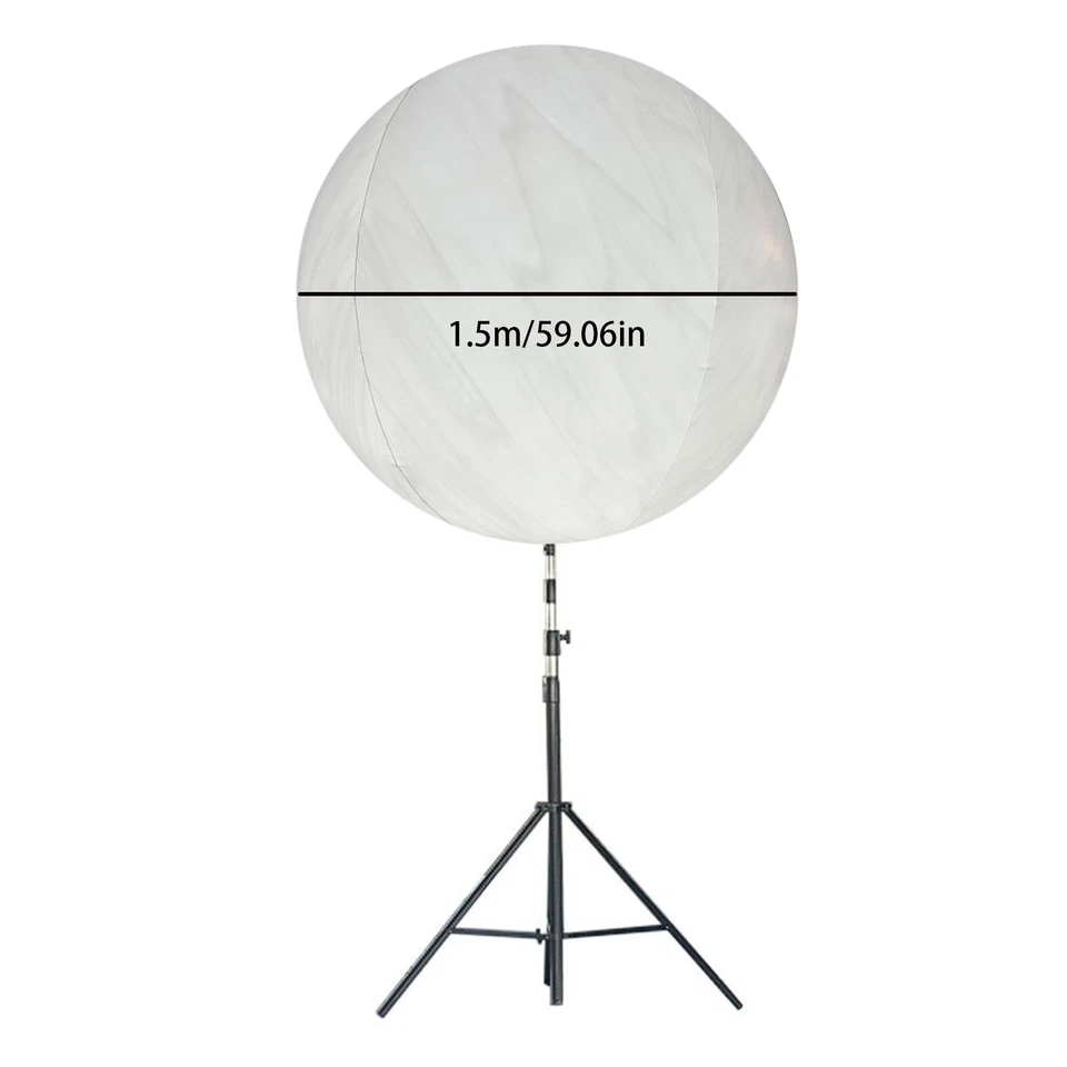 Juego de globos trípode inflable LED para decoración de publicidad de fiesta de boda boda Foto 3 de 4