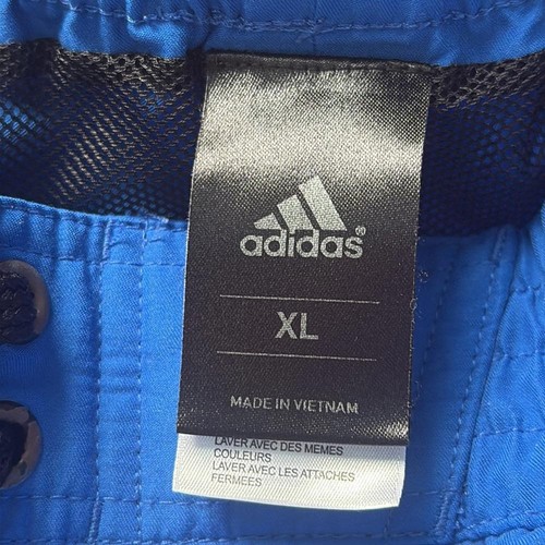 Adidas Board Shorts Swim Blue White Stripes Summer Trunks Men’s Size XL ! - Picture 6 of 12