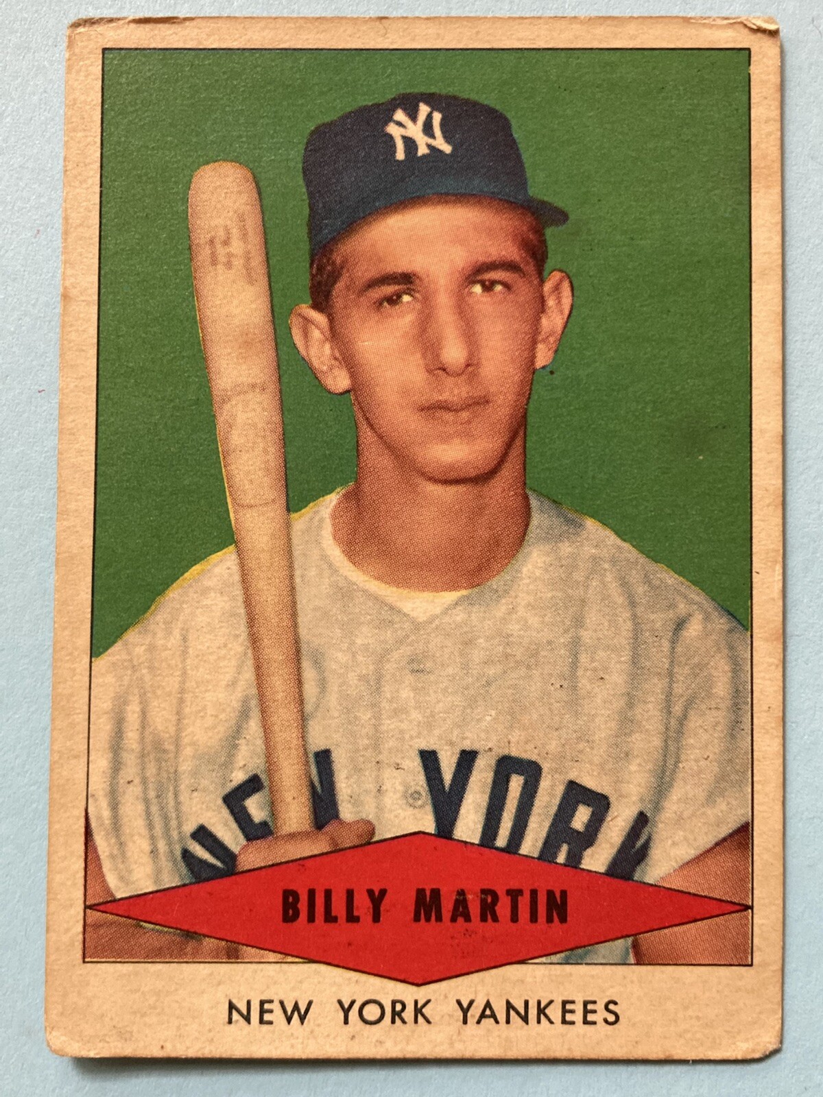 1954 Red Heart Dog Food, Billy Martin, New York Yankees&nbsp; &nbsp;EX
