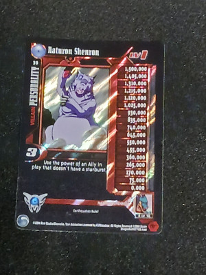 Score Dragonball GT CCG Naturon Shenron Level 1 Alt. Foil Limited LP