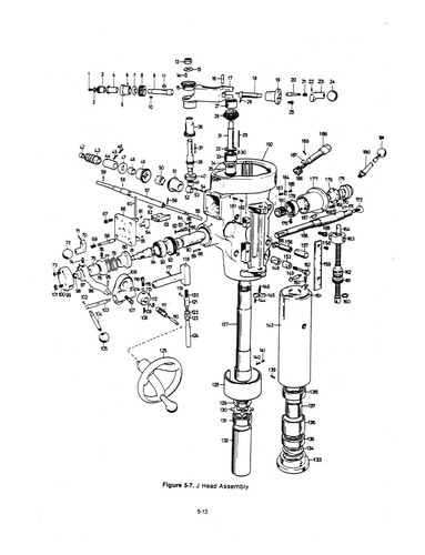 Bridgeport Series II Special Milling Machine Operate, Maint, & Parts Manual *154 - Picture 8 of 9