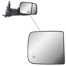Passenger Right Side Door Tow Mirror Big Glass For 2010-2021 Ram 1500 2500 3500