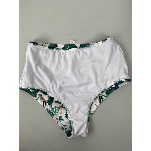XL High Waist Size 12 Bikini Bottom Swimwear Hipster Bikini Brief Swim Shorts - Picture 6 of 7