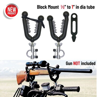 Gun Mount Rack Secure Rifle Holder for ATV UTV Riding Bow Shotgun Hunting Gear
