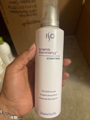 ISO Trans Forming Control Transforming Firm Hold Mousse 8.5 Oz Original Formula