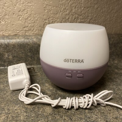 DoTERRA Petal Diffuser Essential Oil PY-006 WORKS GREAT! Cleaned Lighted NICE!