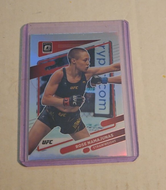 Rose Namajunas 2022 Panini Donruss Optic UFC #90 Holo Silver