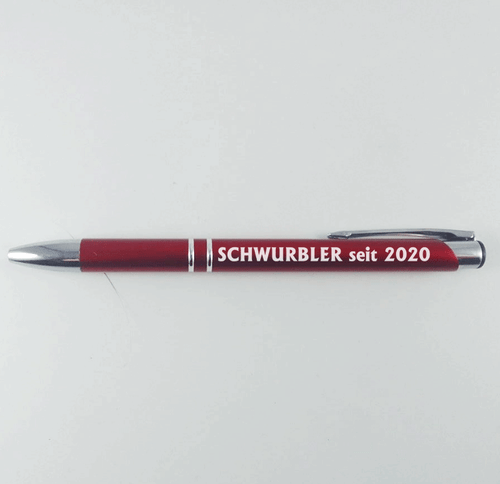 Lasergravierter Kugelschreiber schwarz rot blau aus Metall verschiedene Motive - Picture 26 of 40
