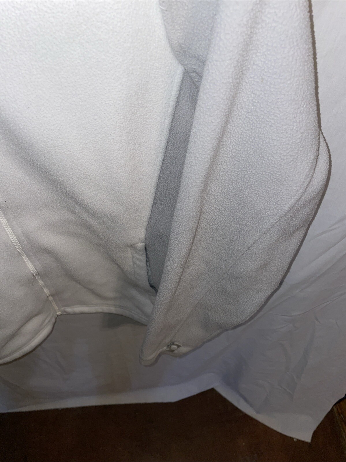 The North Face Full Zip Jacket Womens Sz Large Beige Athleisure Hiking Outdoors thumbnail 7