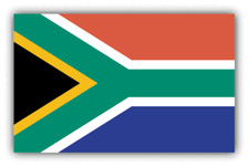 South Africa Flag Car Bumper Sticker Decal