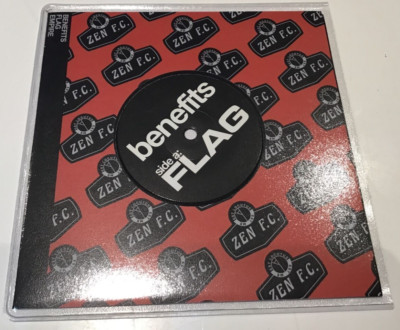 BENEFITS - FLAG LTD BLACK 7'' VINYL - ROUGH TRADE EXCLUSIVE RED SLEEVE 100 ONLY