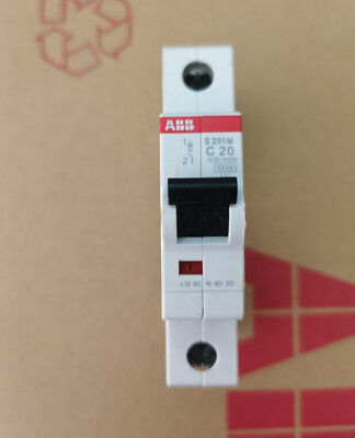 ABB Miniature Circuit Breaker S201M-C0.5 C1 C2 C3 C4 C6 C10 C16 C20 C25 C32 C40