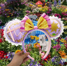Disney Parks Princess Tangled Rapunzel Minnie Mouse Ears Headband Disneyland