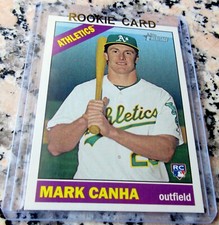 MARK CANHA 2015 Topps Heritage Rookie Card RC Logo High # SP Rangers🔥$$