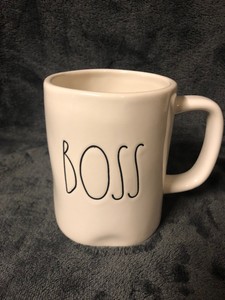rae dunn boss mug