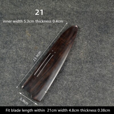 8 9 in Japanese Gyuto Chef Knife Wood Sheath Saya Case Cover Protector Guard Bag