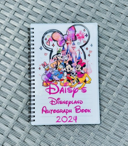 Personalised Disney Autograph Book, Disney Inspired Notepad, A5 Memories Book. - Picture 4 of 5